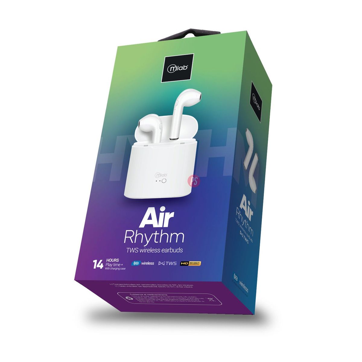 MLAB - Audífonos Air Rhythm TWS Bluetooth 5.3 White - PS