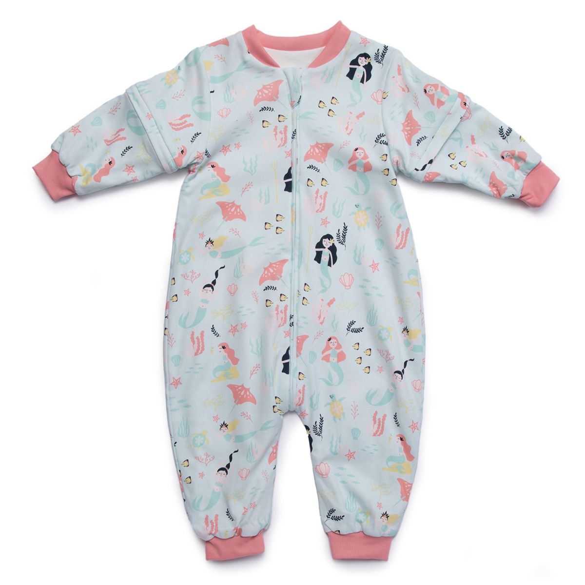 TU SAQUITO - Saco dormir bebé con pies TOG 0.5 Sirena Saquito bebé guagua