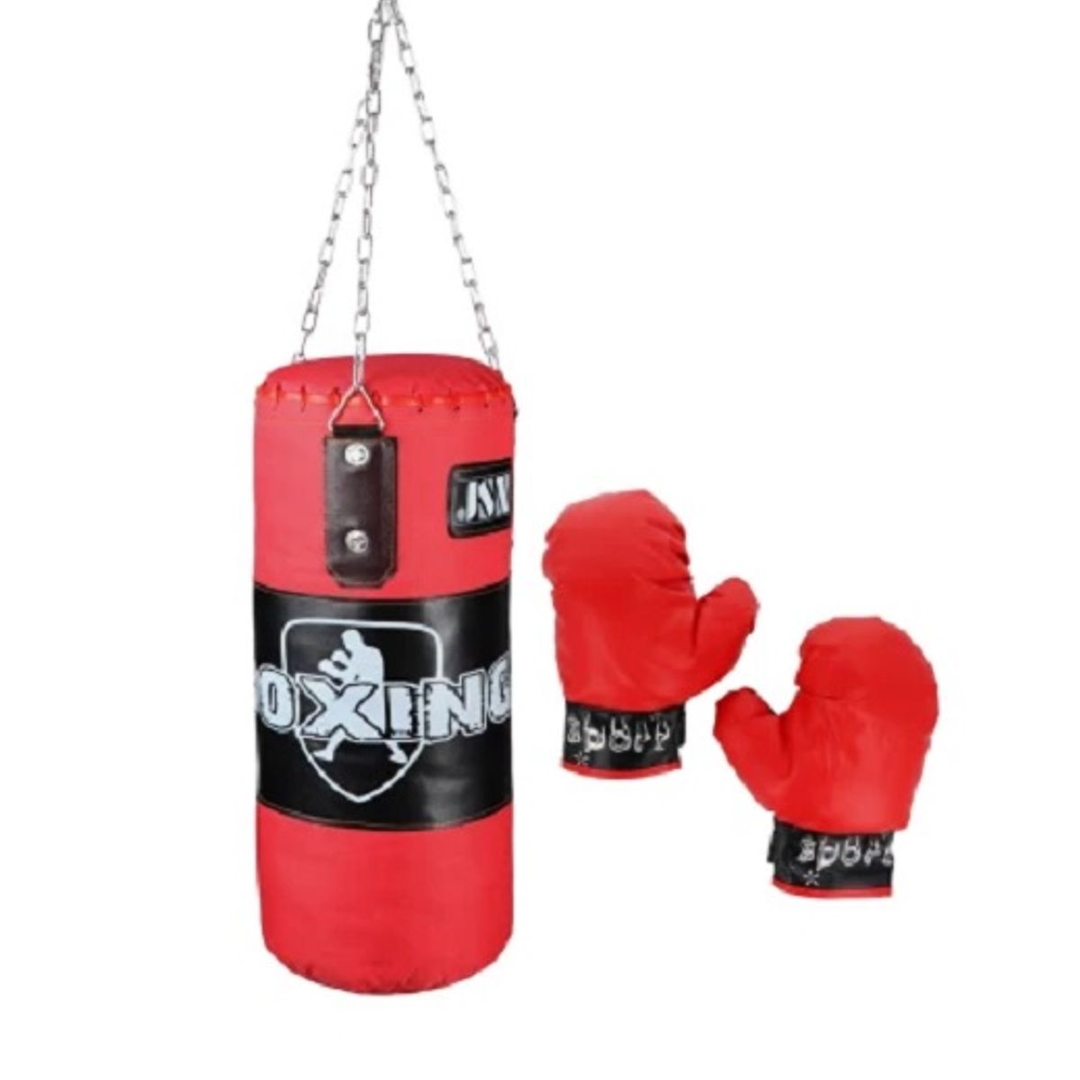 OEM - Set saco De Boxeo Para Niños Con Guantes, Grande 52 Cm