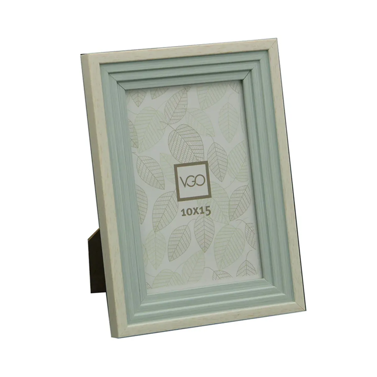 VGO - Marco plástico combinado con celeste 20x30 cm