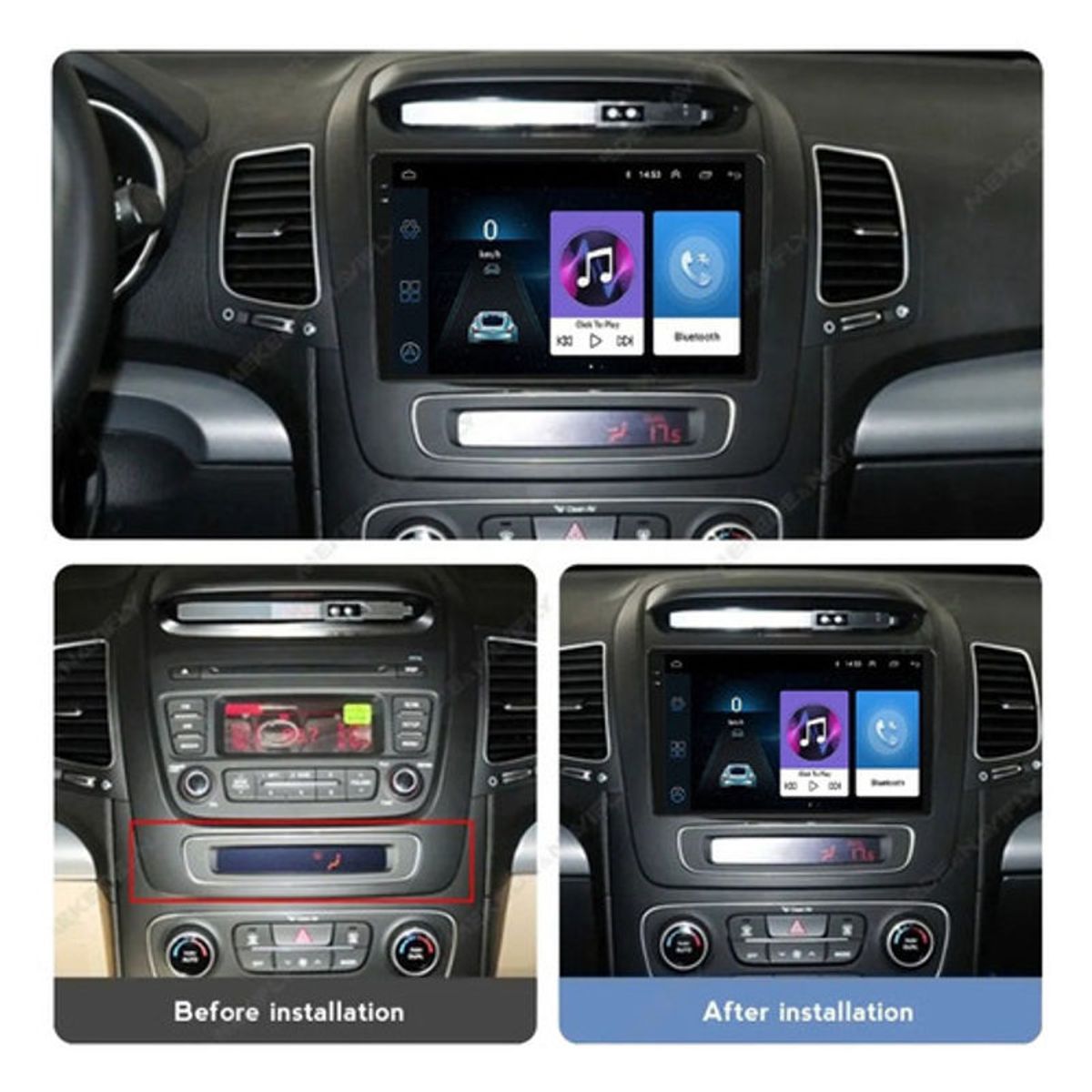 OEM - Radio Android Kia Sorento 2013-2014 + Camara