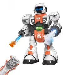 BESTOYS - Juguete Robot Control Remoto Luces Sonido Humo Y Dispara