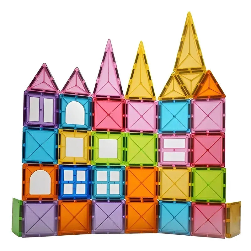 OEM - Juego De Bloques Magneticos 60 Piezas