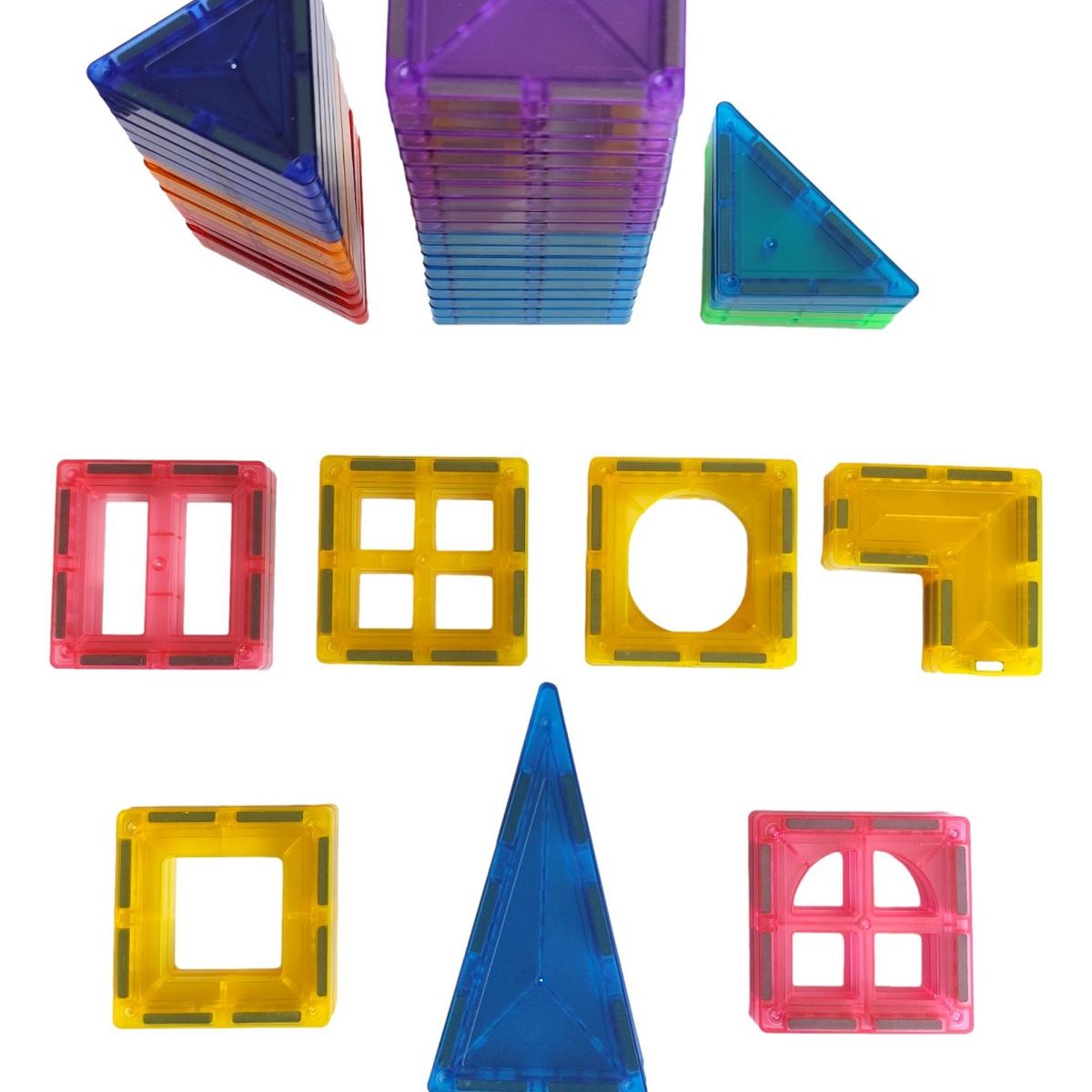 OEM - Juego De Bloques Magneticos 60 Piezas