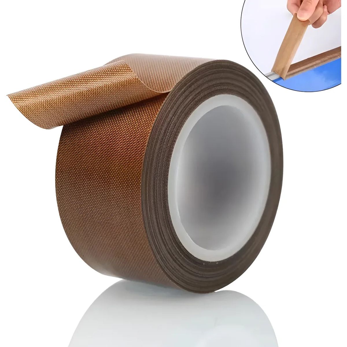 KUANGYE - Cinta Teflón Selladora Rollo 50mm X 10 Mtrs Para Adhesivo
