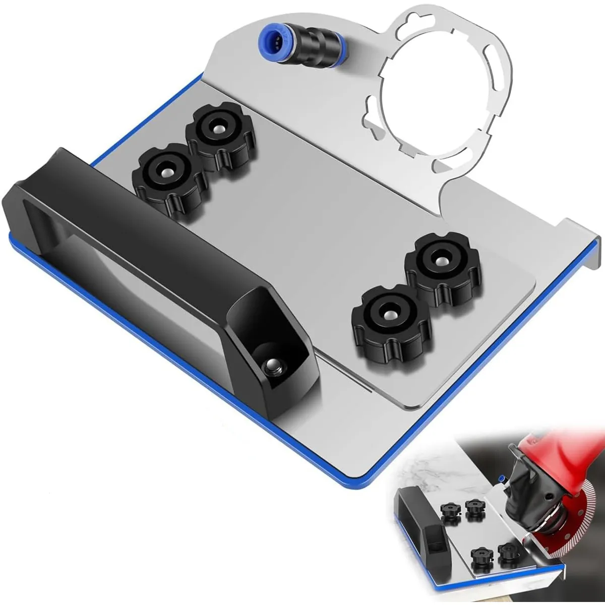 KUANGYE - Guía Corte En Bisel 45° Esmeril Angular De 4 Pulgadas