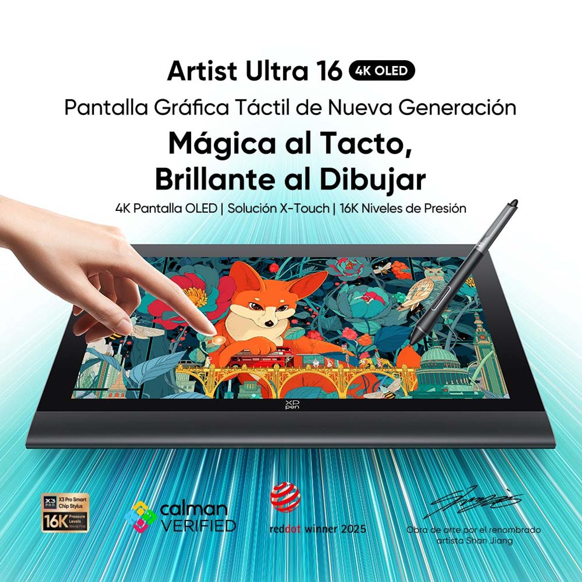 XP PEN - XPPen Artist Ultra 16 Pantalla Gráfca Táctil