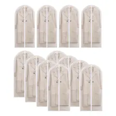 ATURE - 12 Bolsas Transparentes Cubre Trajes Colgar Closet 60*120cm