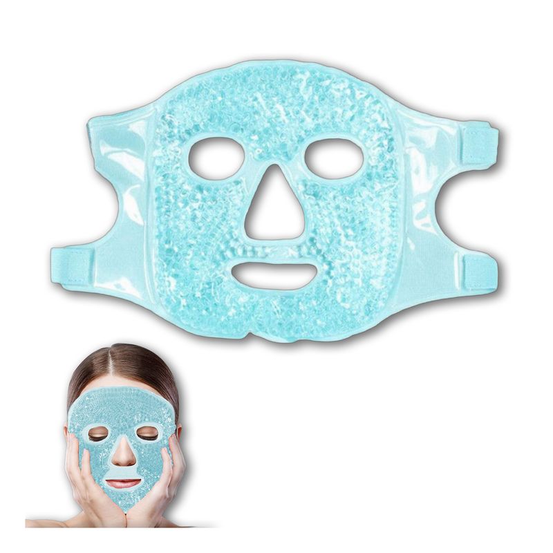 ATURE - Máscara Facial Gel Frío Calor Terapia Poros Hinchazón Estrés Azul
