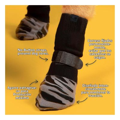 Imagen 2 del producto Calcetines Antideslizante Perros-Apto Para Todo Los Perro（S）