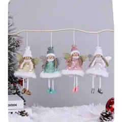 GENERICO - ADORNO DE HADAS MAGICAS DE LA NAVIDAD PACK DE 4