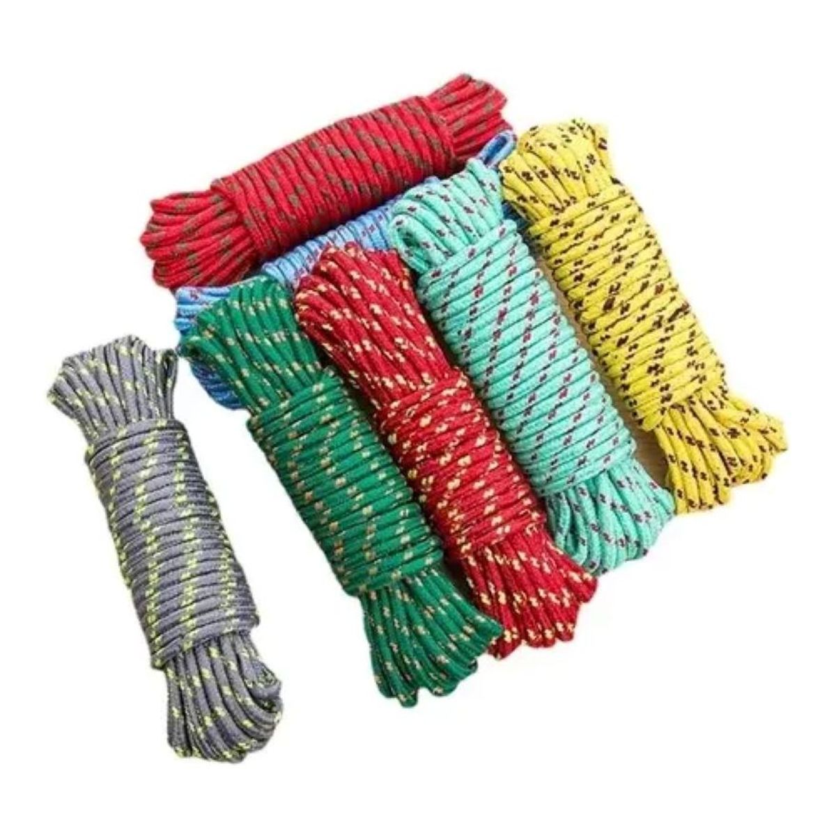 METALFER - Cuerda Cordel Amarra Soga Multipropósito 6mm X 15metros