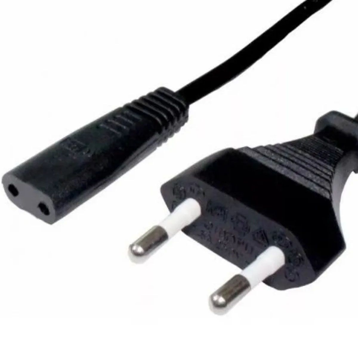 GENERICO - CABLE DE PODER TIPO 8 MINI C1, 1,5 MTS. AFEITADORAS Y ELECTRODOMESTICO