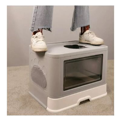 Imagen 2 del producto Arenero Cerrado Gatos Cupula Baño Sanitario Xl Base Movil