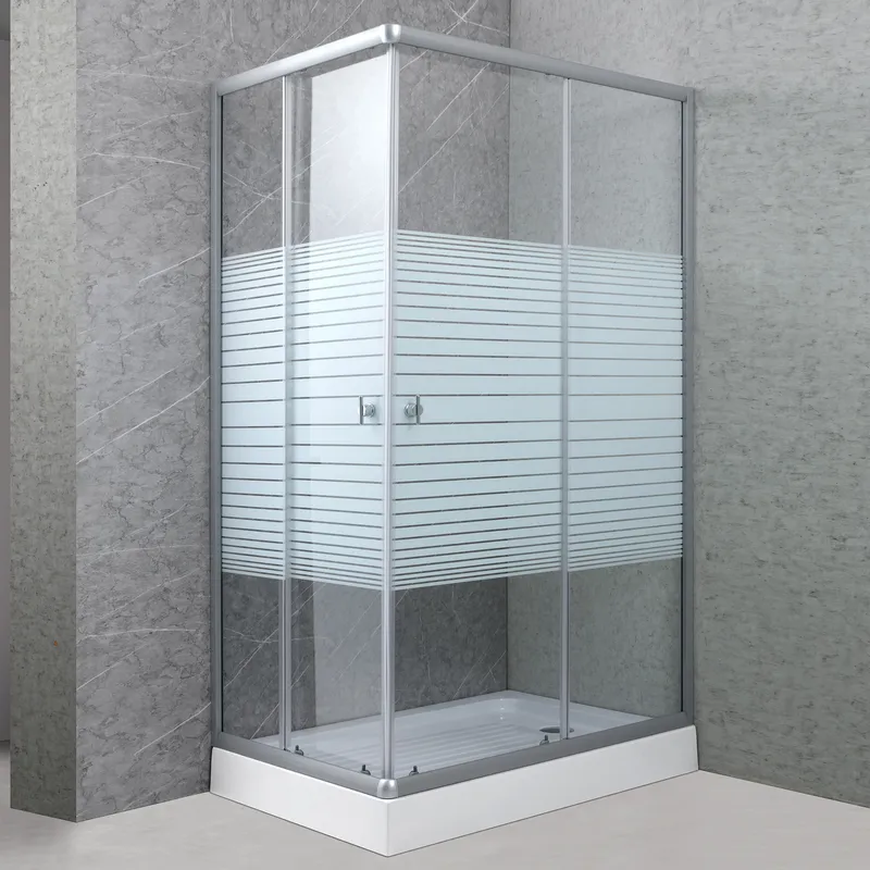 JOYTEK - Shower Rectangular Strava Blanco 120x80X198cm Incluye Receptáculo