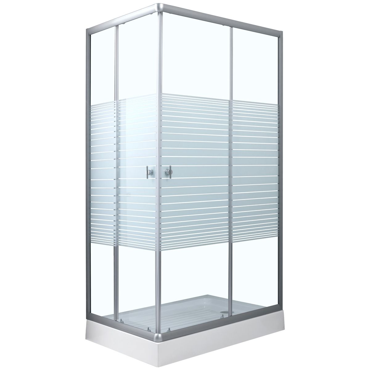 Shower Rectangular Strava Blanco 120x80x198cm Incluye Receptáculo, marca JOYTEK - Foto 2