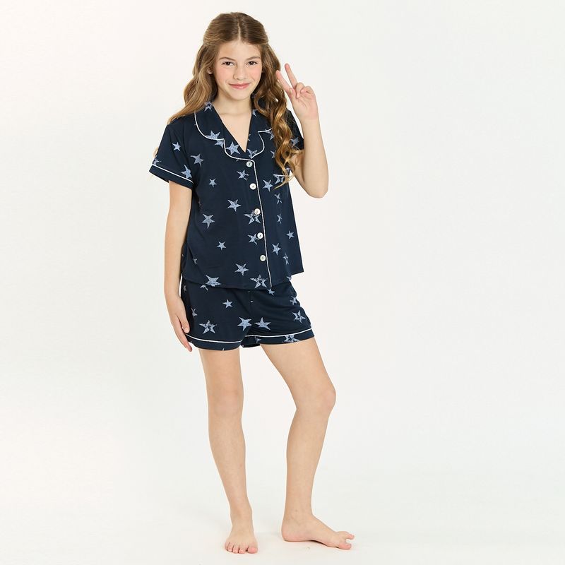 BARBIZON - Pijama de Niña Lux Azul