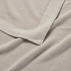 BABYROSEN - Manta Tejida Bambú Beige 80 x 100 cm