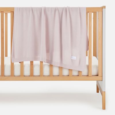 Imagen 2 del producto Manta Tejida Bambú Rosa 90 x 90 cm