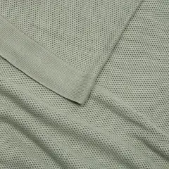 BABYROSEN - Manta Tejida Bambú Salvia 90 x 90 cm