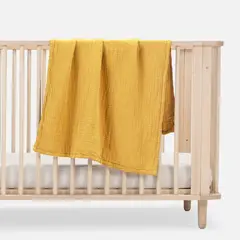 BABYROSEN - Manta Muselina Mostaza 70 x 100 cm