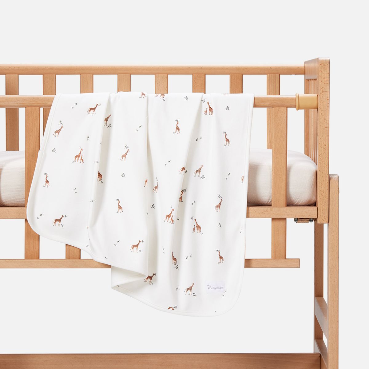 BABYROSEN - Manta Algodón Jirafas 80 x 80 cm