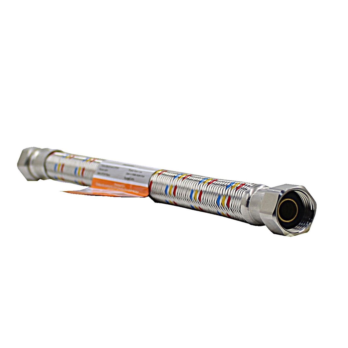 MADEMSA - Flexible Agua Calefont  30 cm 1/2" 18 mm HI x HI Acero Inox