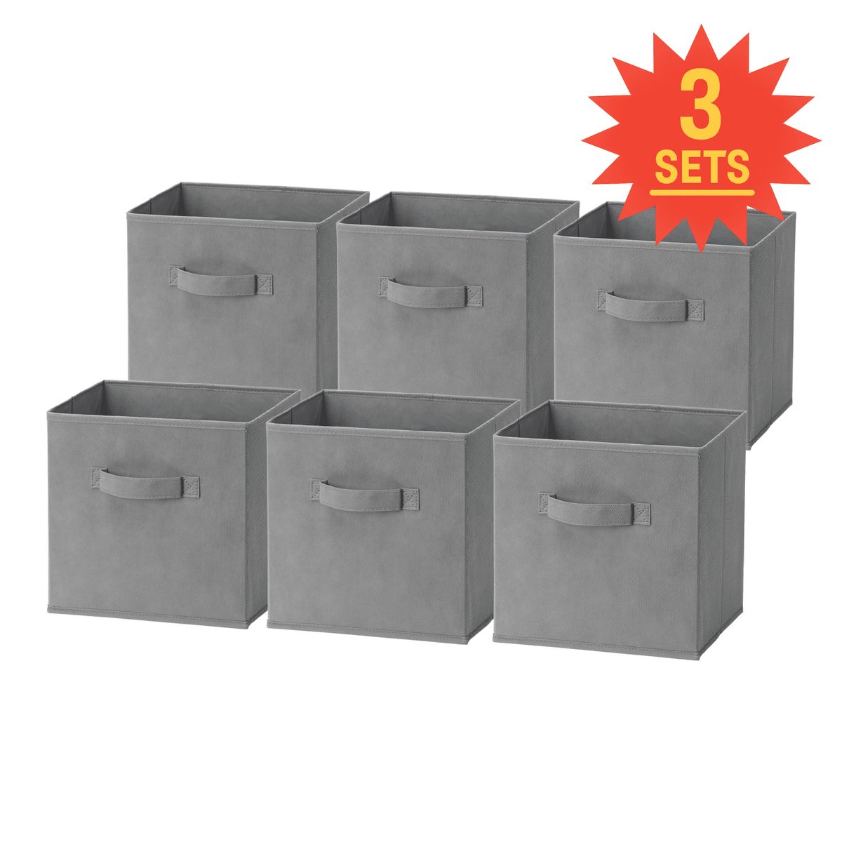 GENERICO - Pack 18 Cajas Cubo Organizador Plegables Closet Ropa Accesorios