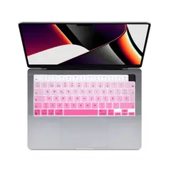 GENERICO - Protector Teclado Para Macbook Pro 1416 M1 Air M4 Pink