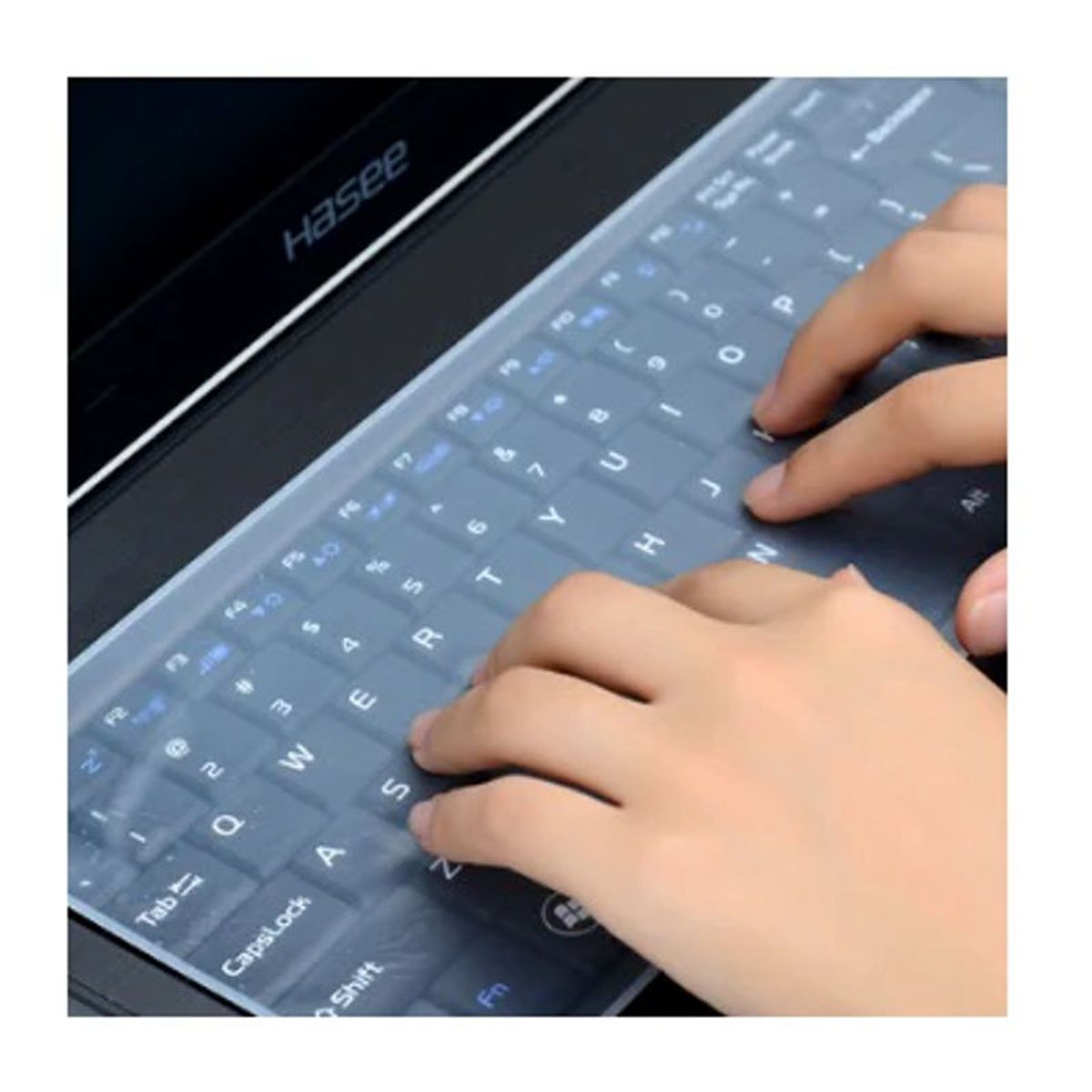 FACTORYTECH - Protector Teclado Para Notebook Silicona 15 a 17 Pulgadas