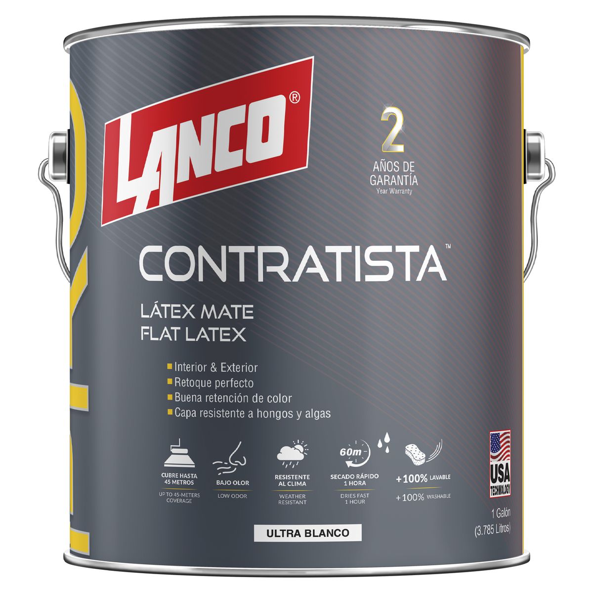 LANCO - Lanco Latex Pro Contratista Blanco 1GL