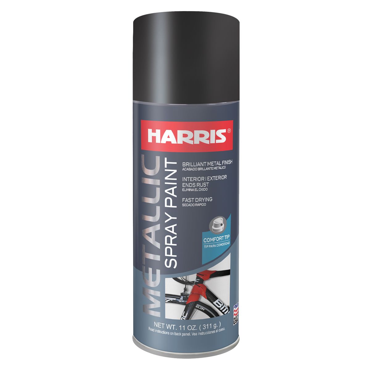 HARRIS - PINTURA SPRAY BRILLO METALLICO NEGRO 311 GR