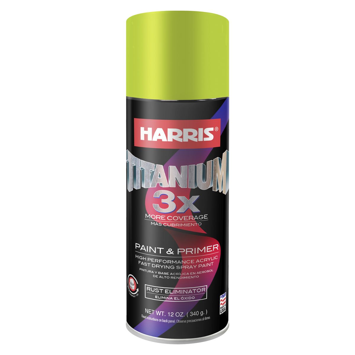 HARRIS - PINTURA  SPRAY 3X VERDE LIMA 340 GR