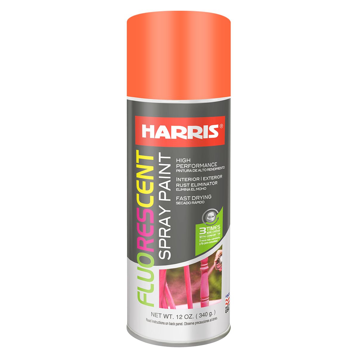 HARRIS - PINTURA SPRAY FLUORESCENTE NARANJA 311 GR