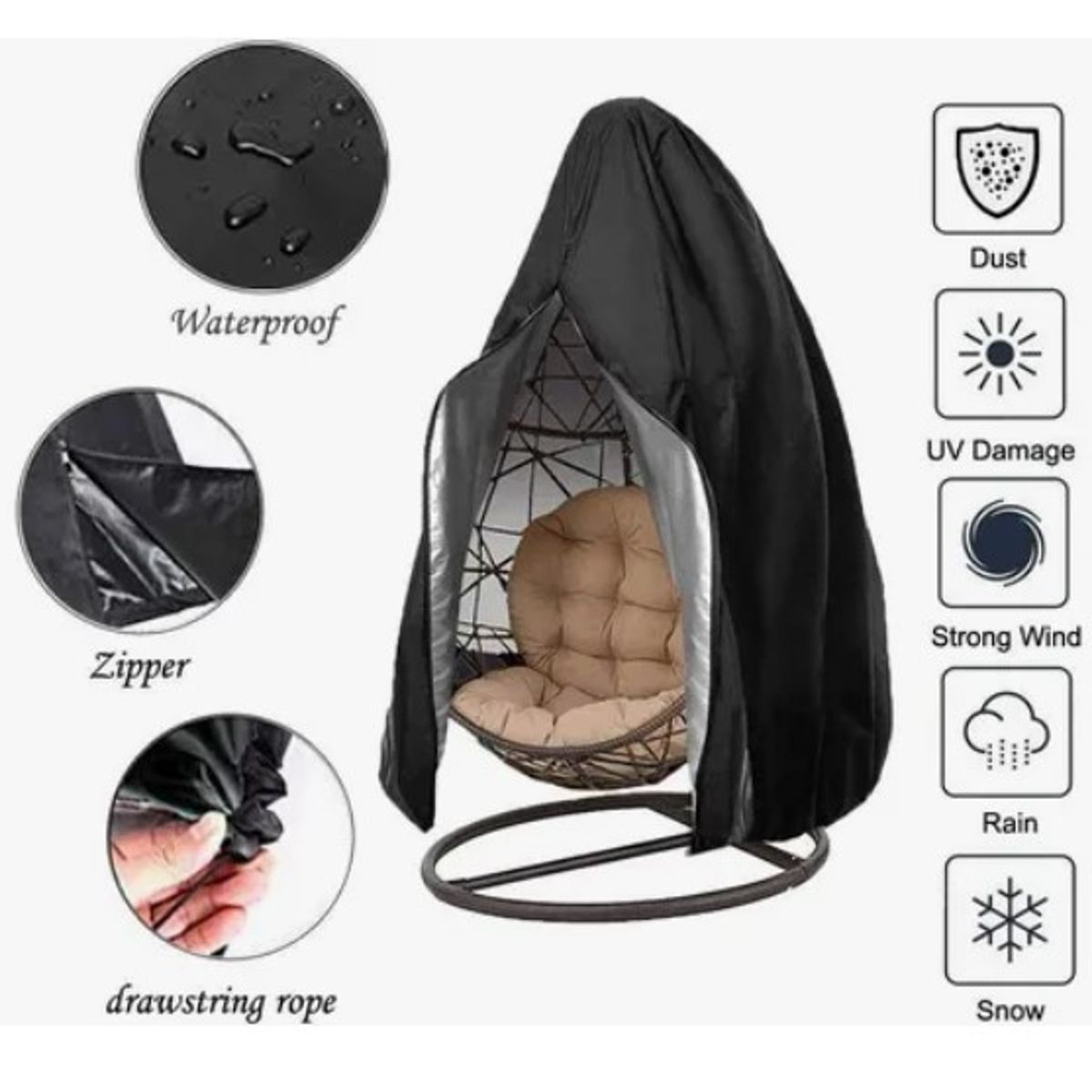 OFERTABKN - Funda Para Silla Colgante Duradera Impermeable Resistente