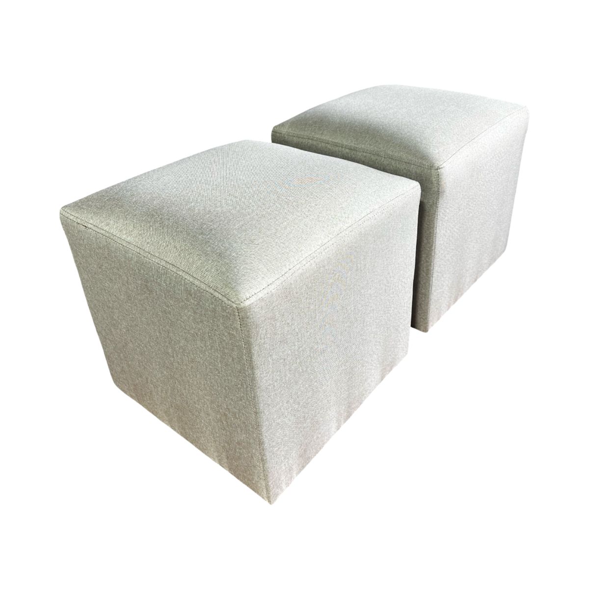 MUEBLES NEW - PUFF BEIGE LINO