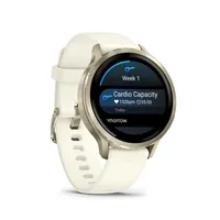 Venu 4 41mm GPS Wi-Fi Beige w Lunar Gold + Bone