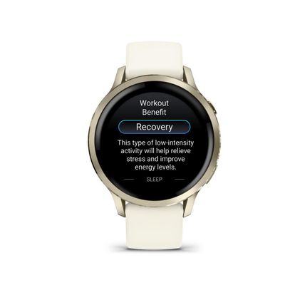 Imagen 2 del producto Venu 4 41mm GPS Wi-Fi Beige w Lunar Gold + Bone