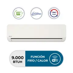 ANWO - Aire Acondicionado Split Muro INVERTER ECOFLOW 9.000 BTU con Wifi