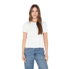 JACINTA TIENDA - Blusa Olivia satín blanca