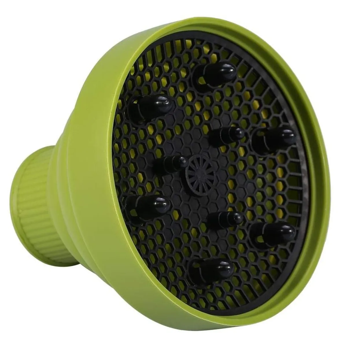 GENERICO - Difusor Para Secador De Cabello De Silicona Plegable Verde