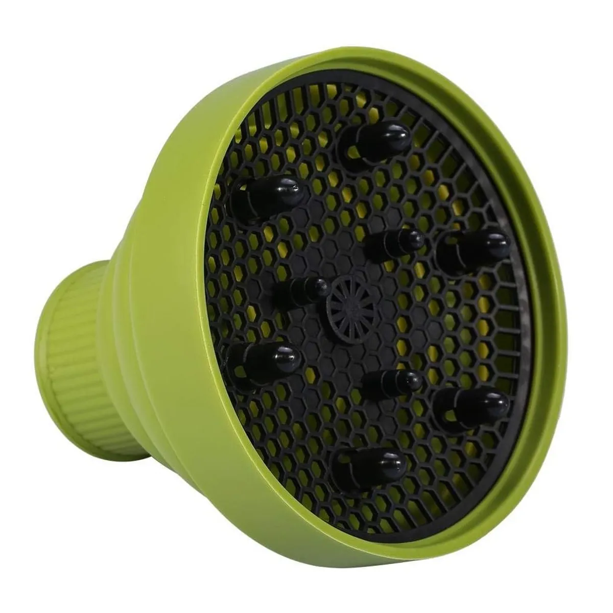 GENERICO - Difusor Para Secador De Cabello De Silicona Plegable Verde