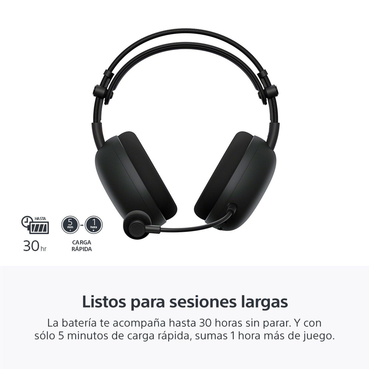 SONY Audífono con micrófono inalámbrico Sony INZONE H9 II Negro