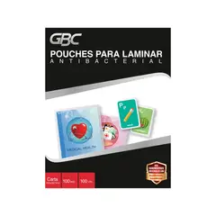 GENERICO - Caja Pouches Antibacterial GBC Carta 4MIL – Pack 100 Unidades