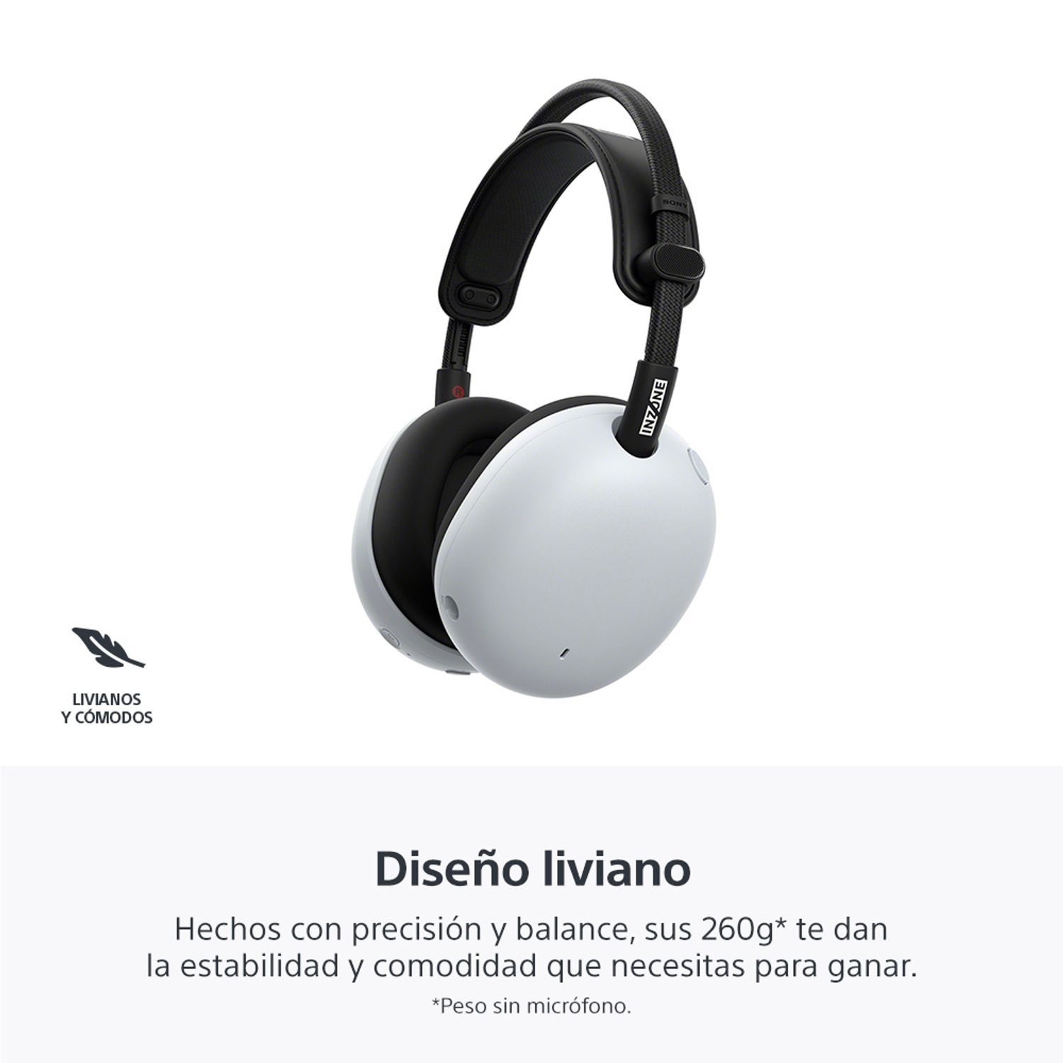 SONY Audífono con micrófono inalámbrico Sony INZONE H9 II Blanco