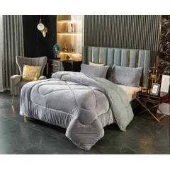 GENERICO - Cobertor chiporro 2 plazas plush gris