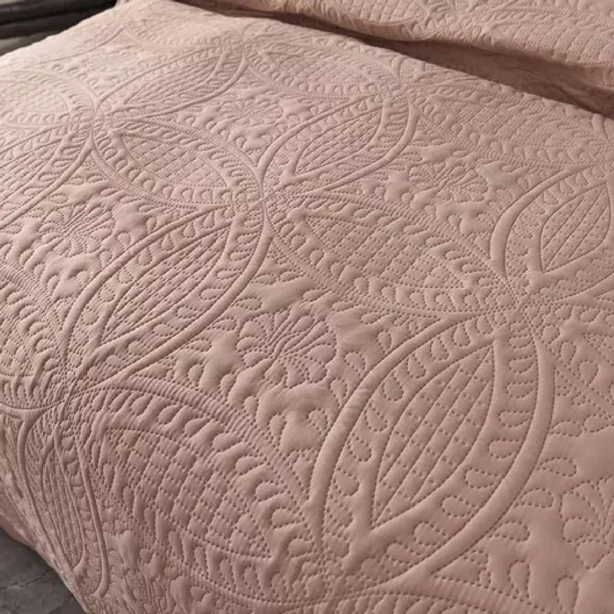 GENERICO - Cobertor verano king unicolor gris Rey