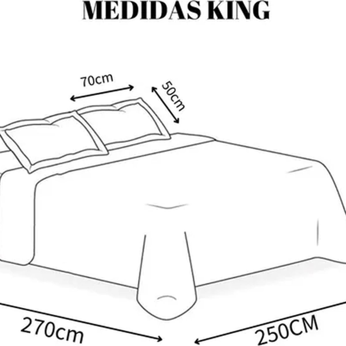 GENERICO - Cubrecama verano king gris oscuro + fundas