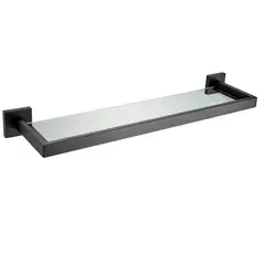 OEM - Repisa de Baño Moderna Color Grafito 50 cm