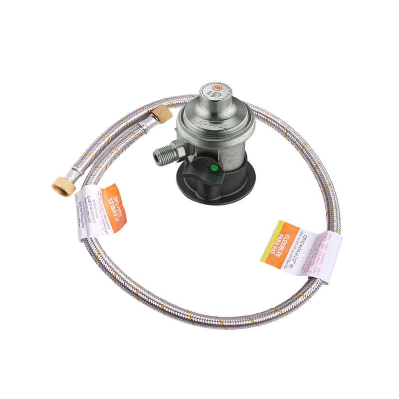 MADEMSA - Kit Regulador Gas hasta 15Kg + Flexible Gas 38 x 12